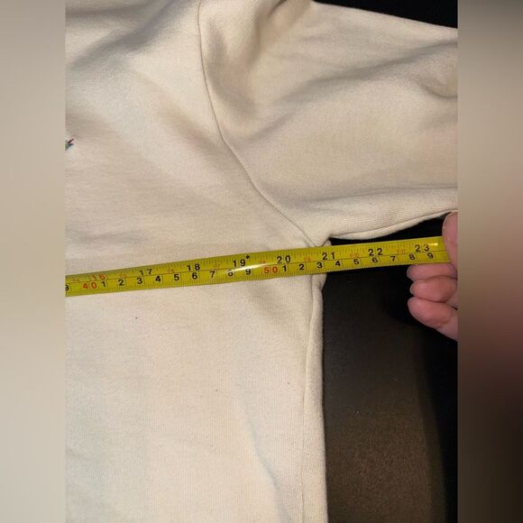 Olow Men’s Sweat Birdy Ivories 100% organic Cotton Sweatshirt  size Small EUC - Picture 8 of 9